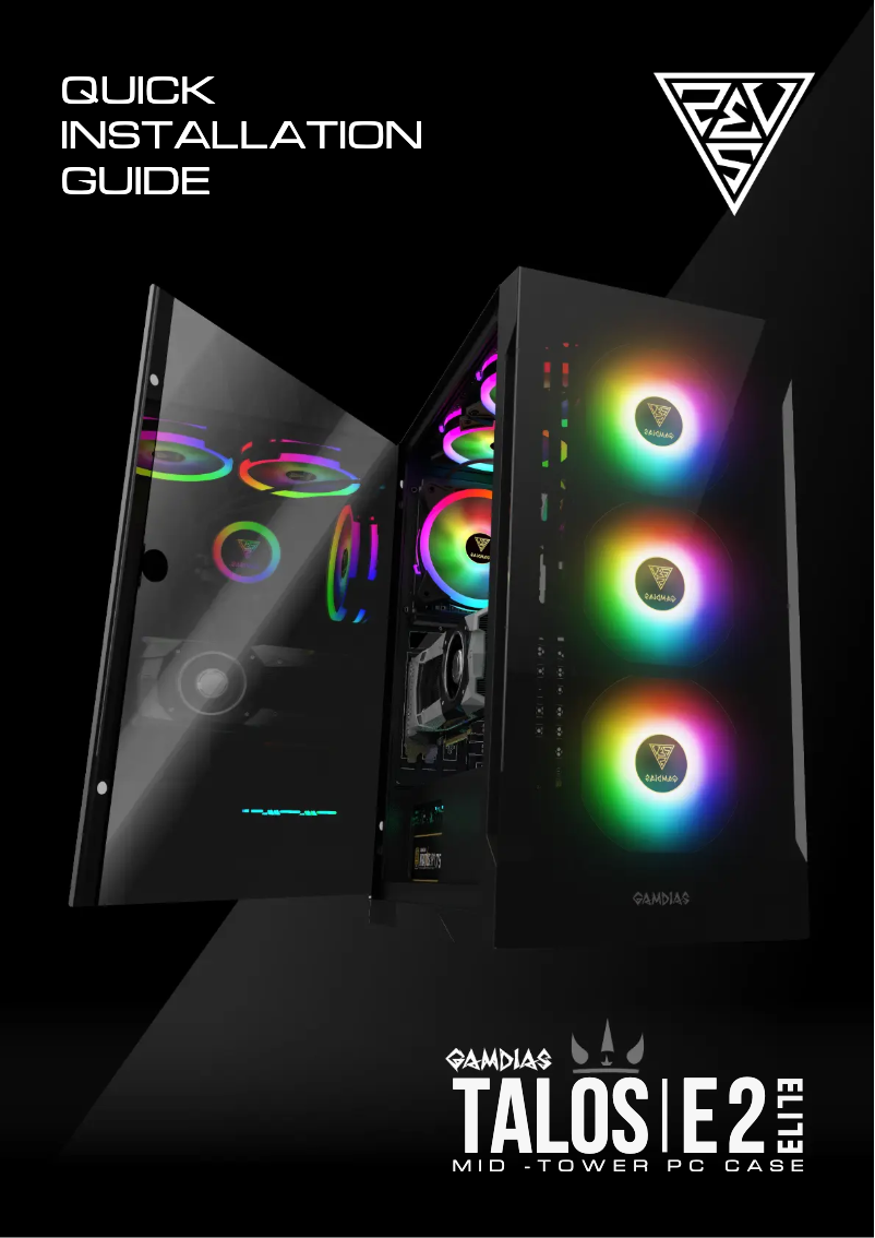 Imagen de la primera página del manual del dispositivo Talos E2 Elite