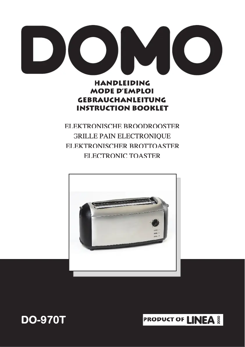 Imagen de la primera página del manual del dispositivo DO-970T