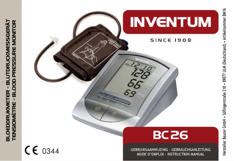 Página 1 del manual Manual de usuario Inventum BC26