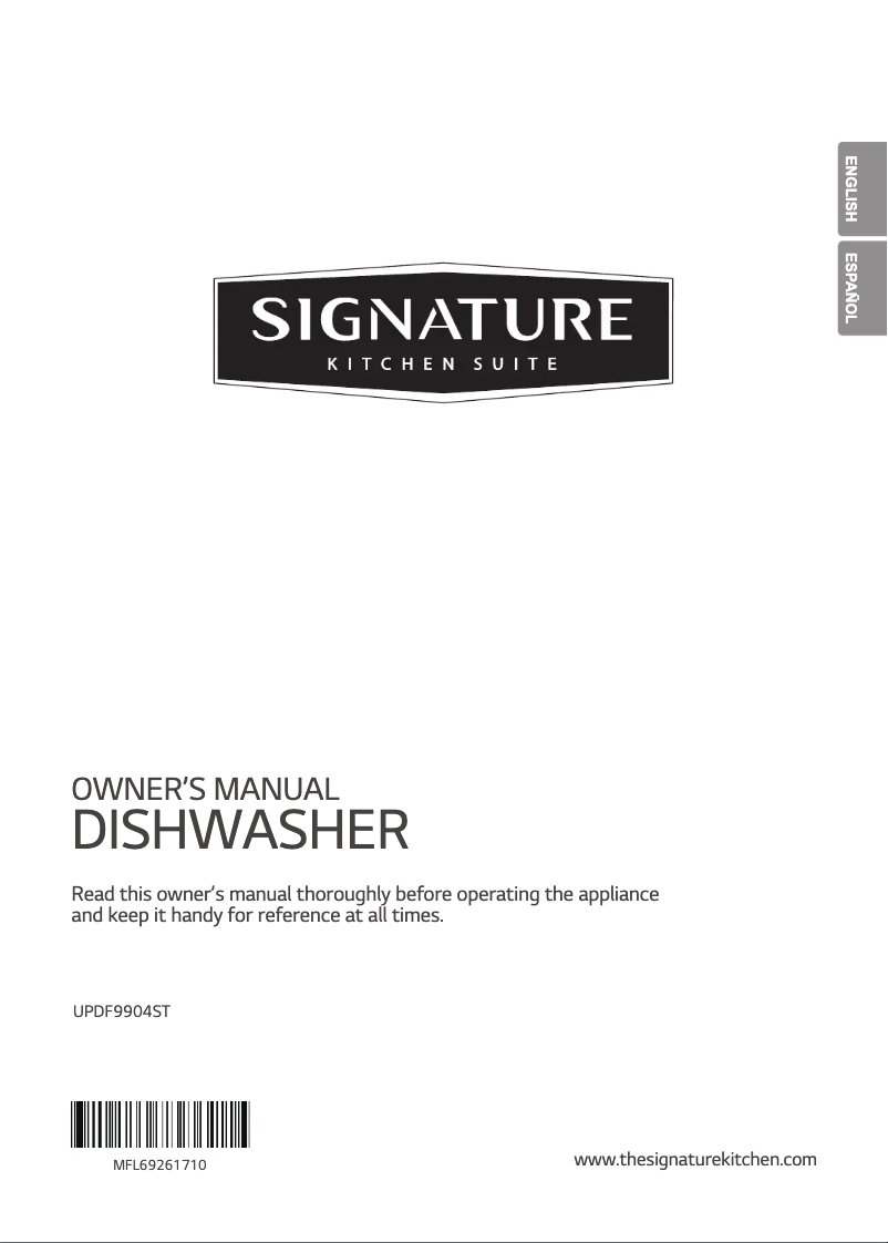 Imagen de la primera página del manual del dispositivo UPDF9904ST