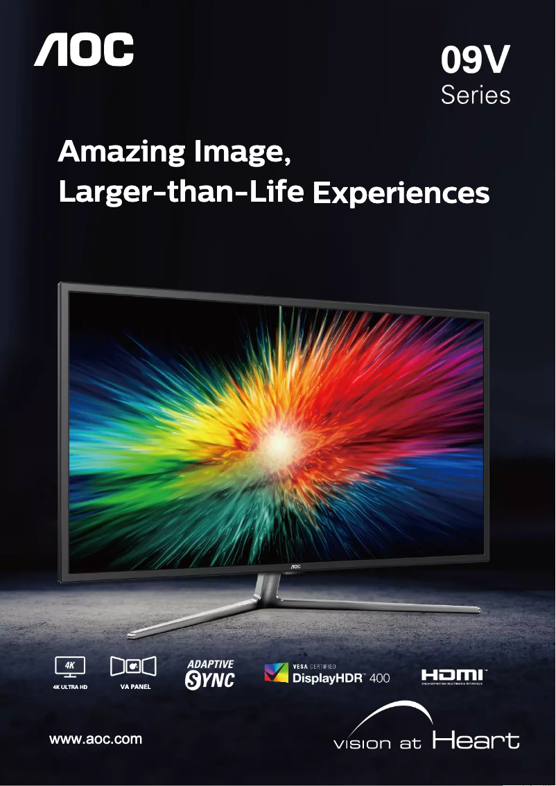 Imagen de la primera página del manual del dispositivo U4309V