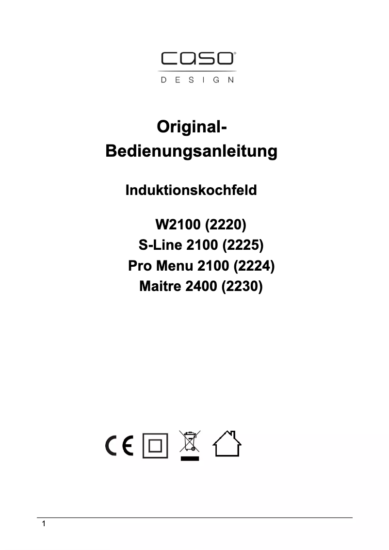 Imagen de la primera página del manual del dispositivo Maitre 2400