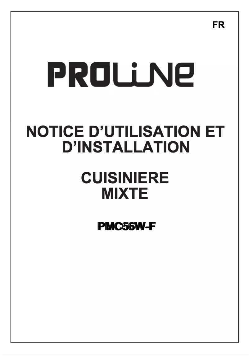 Imagen de la primera página del manual del dispositivo PMC 56W-F