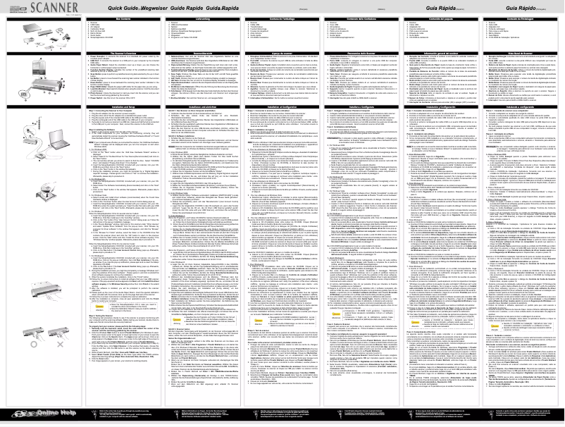 Página nº 1 - Manual de usuario Plustek MobileOffice D430