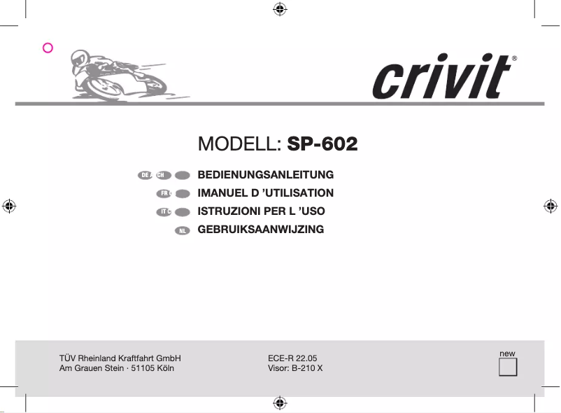 Página 1 del manual Manual de usuario Crivit IAN 344829