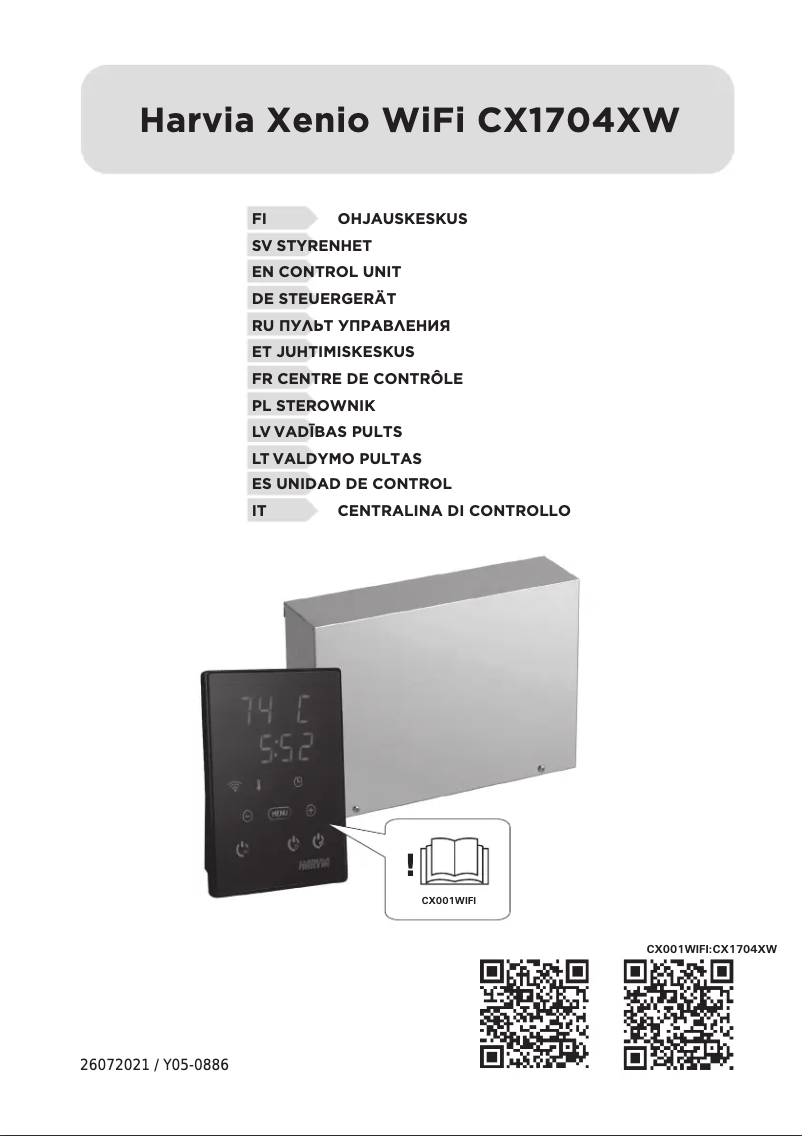 Imagen de la primera página del manual del dispositivo Xenio CX1704XW