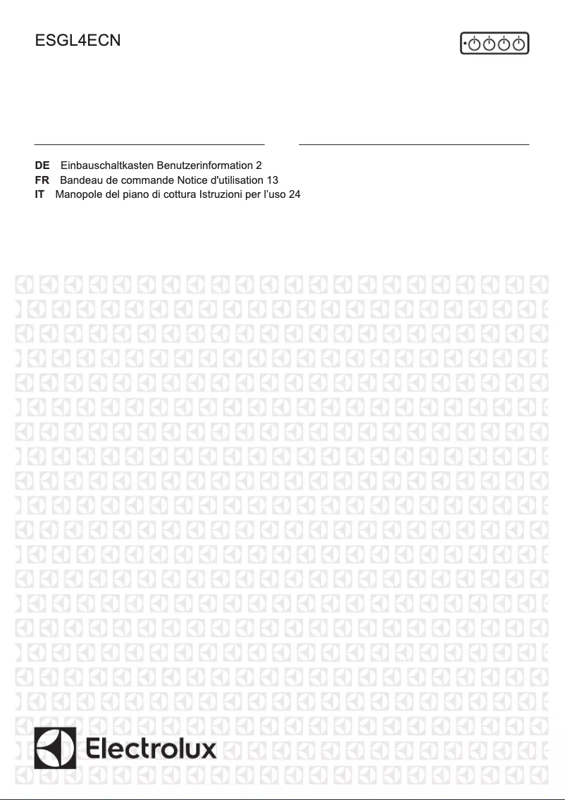 Imagen de la primera página del manual del dispositivo ESGL4ECN