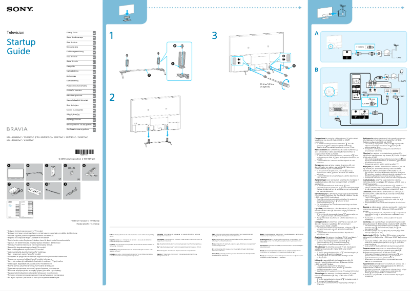 Página nº 1 - Manual de usuario Sony Bravia KDL-50W809C