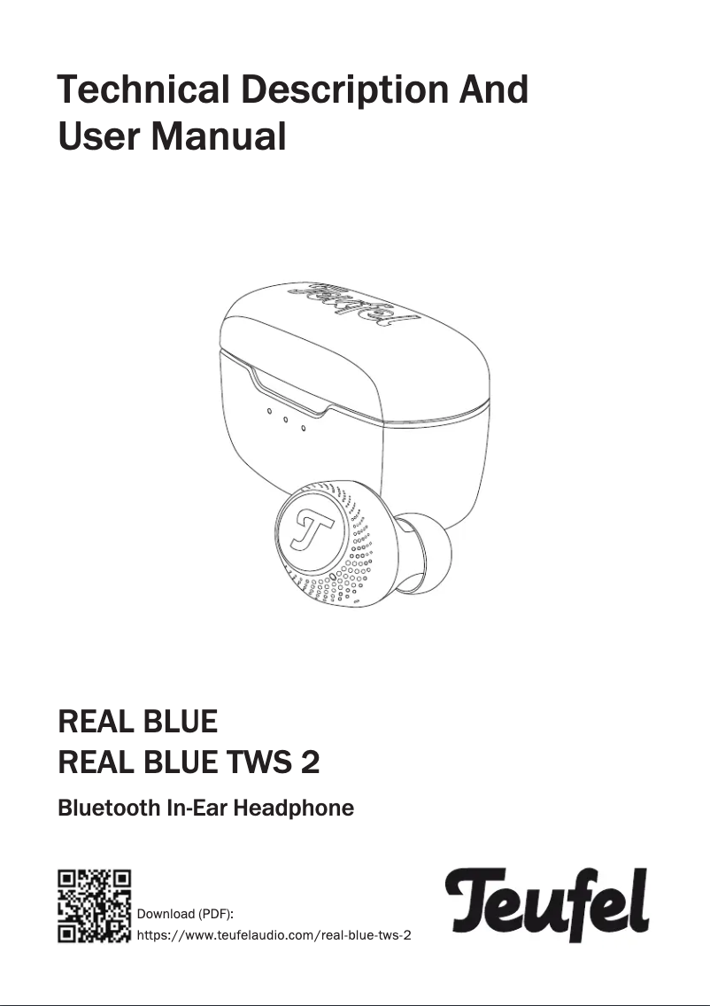 Página 1 del manual Manual de usuario Teufel Real Blue TWS 2