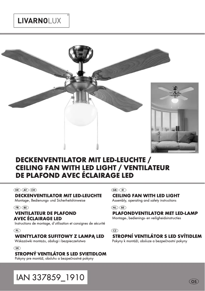 Imagen de la primera página del manual del dispositivo IAN 337859