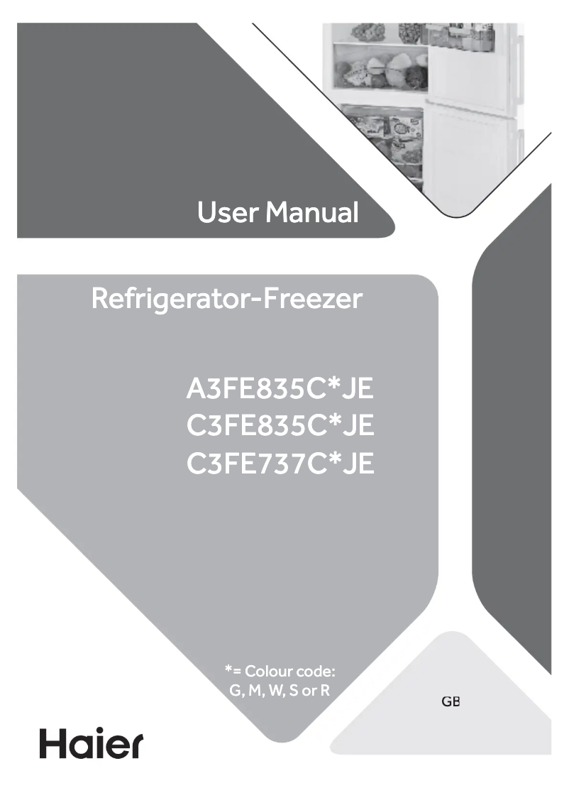 Página 1 del manual Manual de usuario Haier A3FE835CGJE