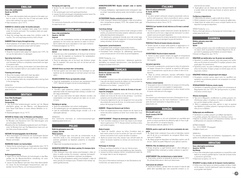 Imagen de la primera página del manual del dispositivo 551998