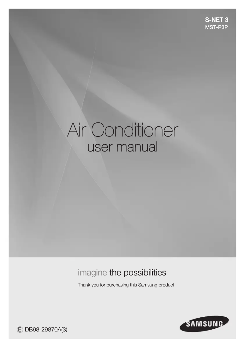 Página 1 del manual Manual de usuario Samsung MST-P3P