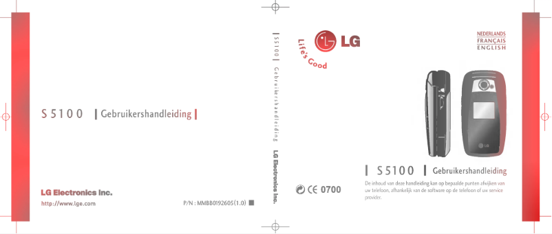 Página 1 del manual Manual de usuario LG S5100