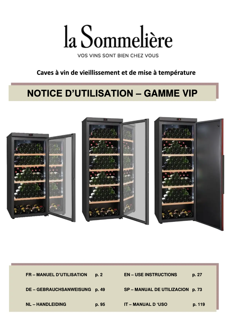 Imagen de la primera página del manual del dispositivo VIP280V