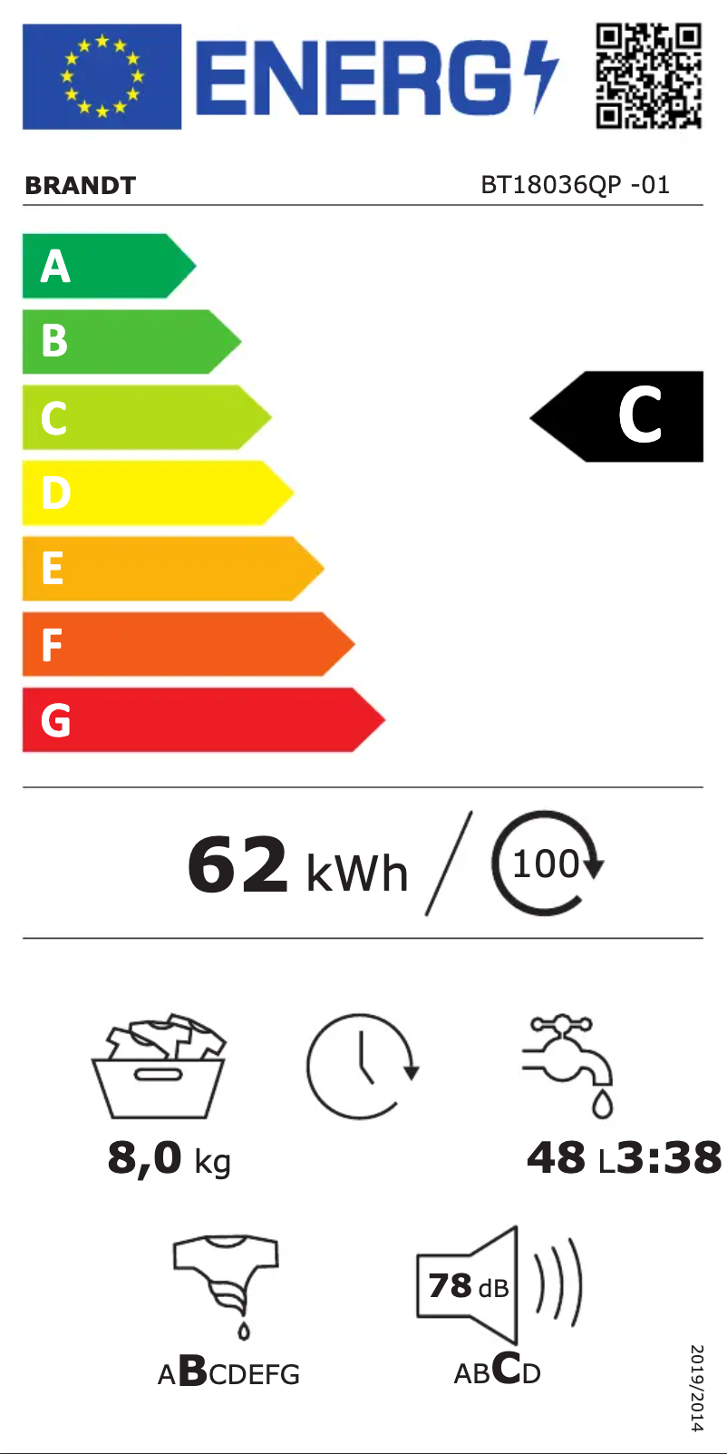Imagen de la primera página del manual del dispositivo BT18036QP