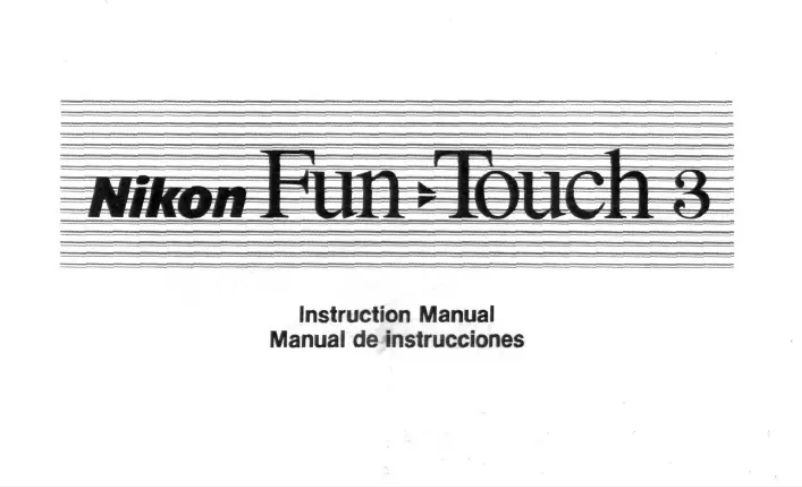 Imagen de la primera página del manual del dispositivo Fun Touch 3