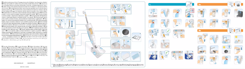 Imagen de la primera página del manual del dispositivo Clean & Steam VP7557