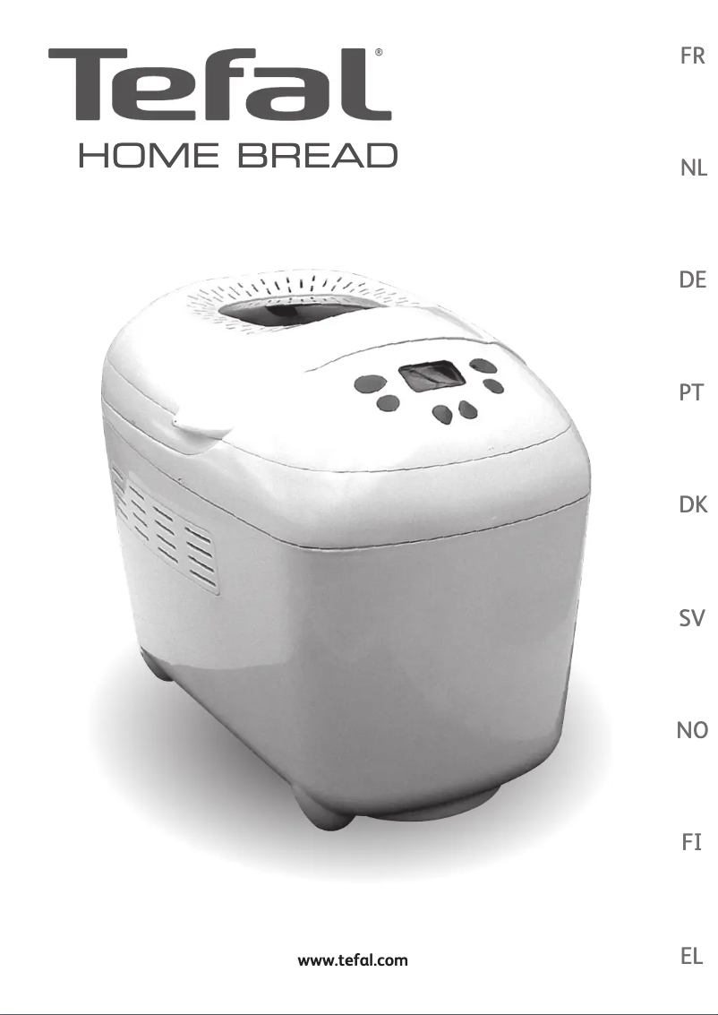 Imagen de la primera página del manual del dispositivo Home Bread OW5001