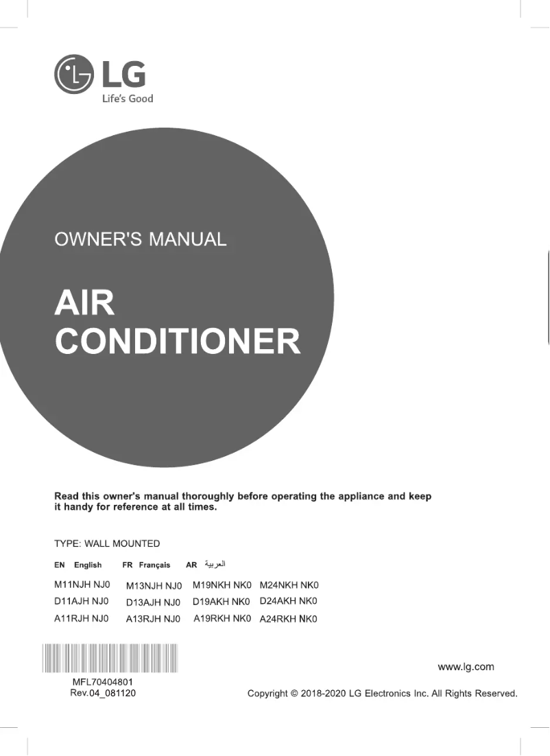 Página 1 del manual Manual de usuario LG D11AJH