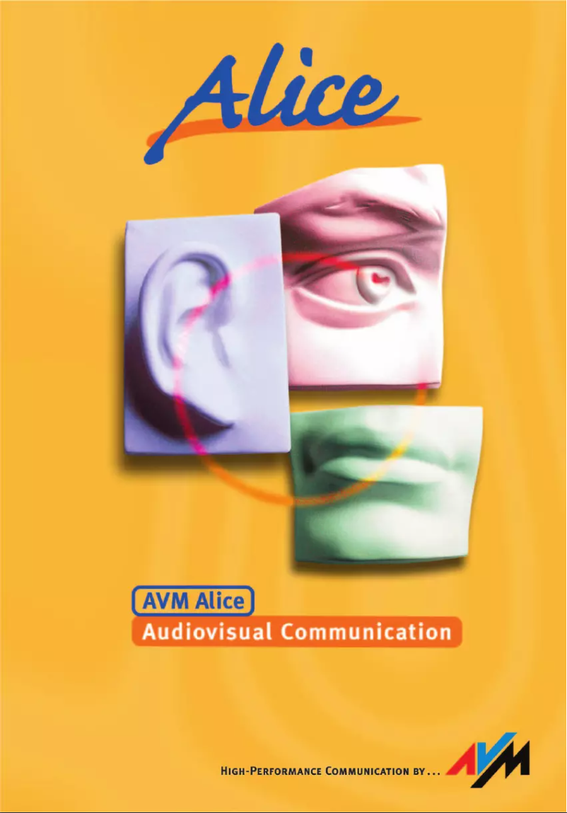 Página nº 1 - Manual de usuario AVM Alice