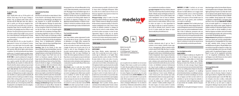 Página 1 del manual Manual de usuario Medela SOFT SILICONE dummy