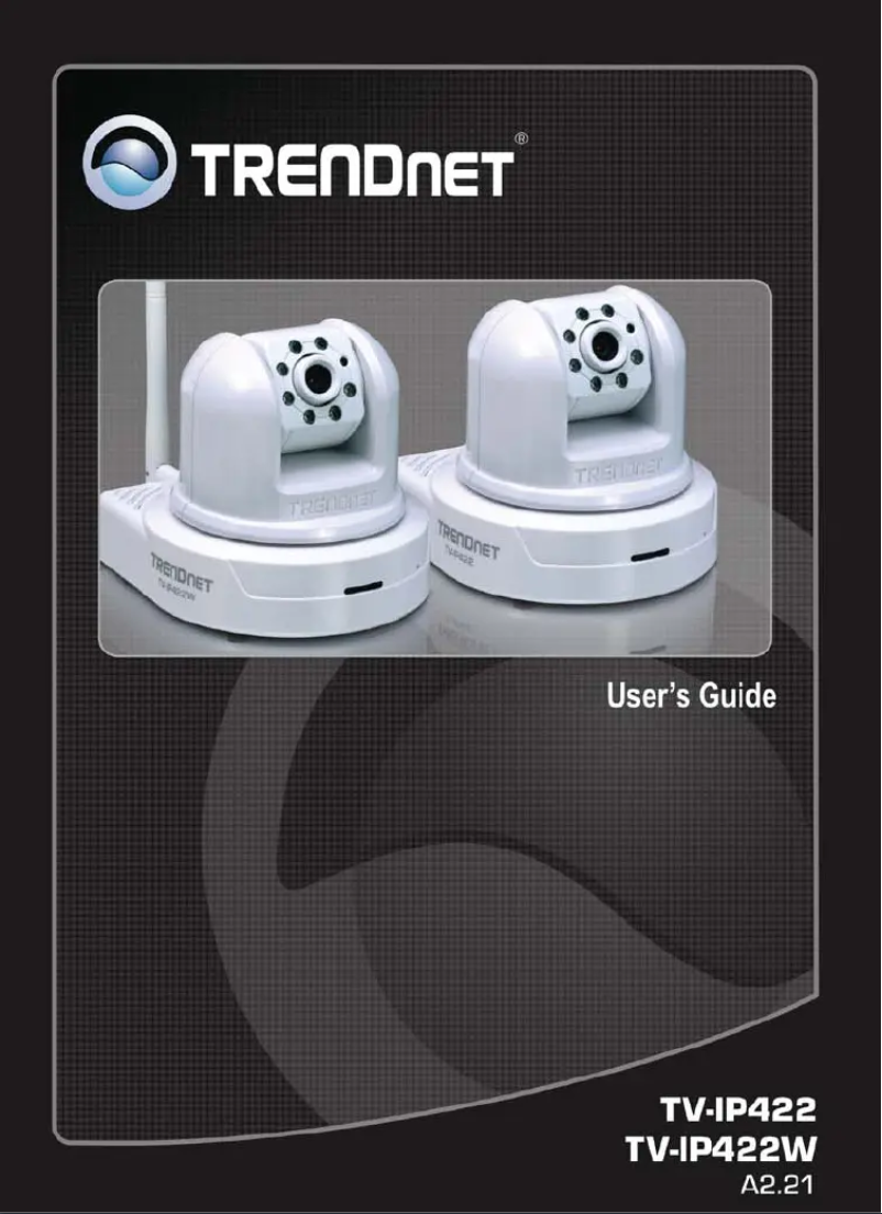 Imagen de la primera página del manual del dispositivo TV-IP422