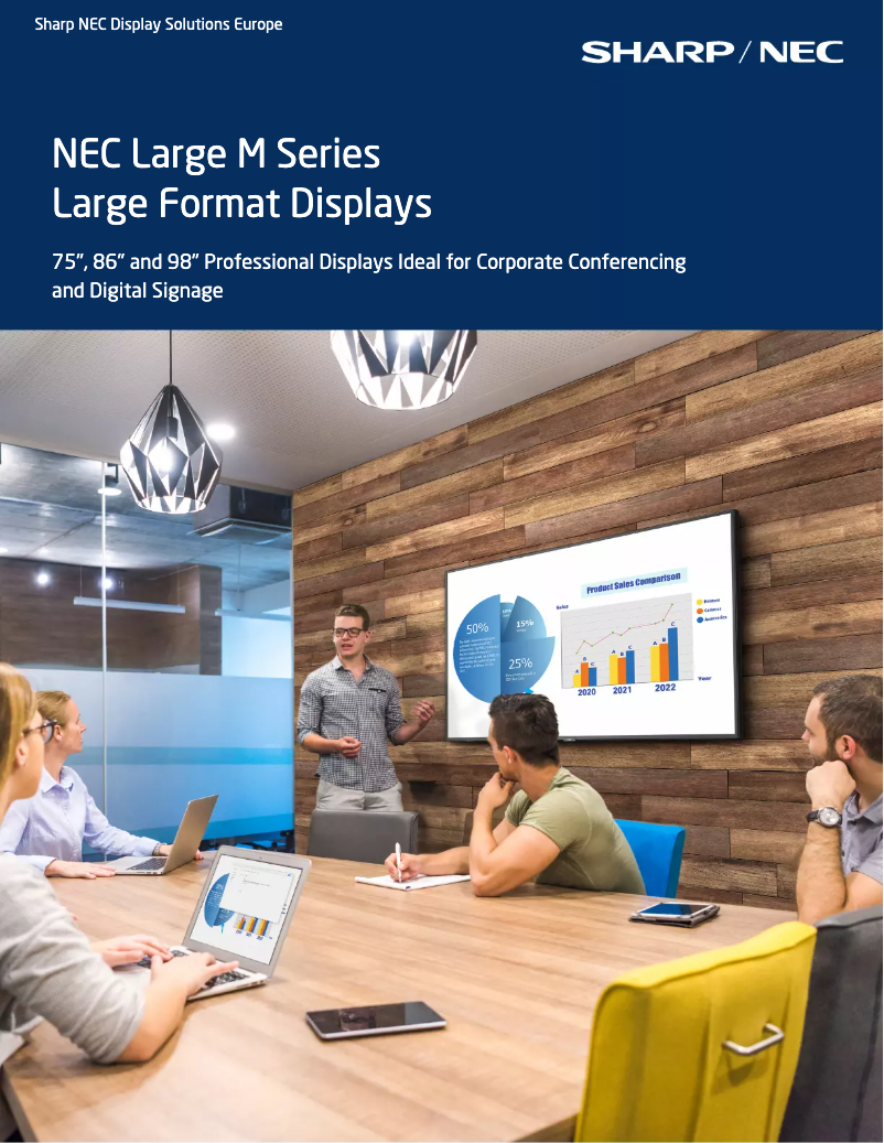 Página nº 1 - Folleto NEC MultiSync M981