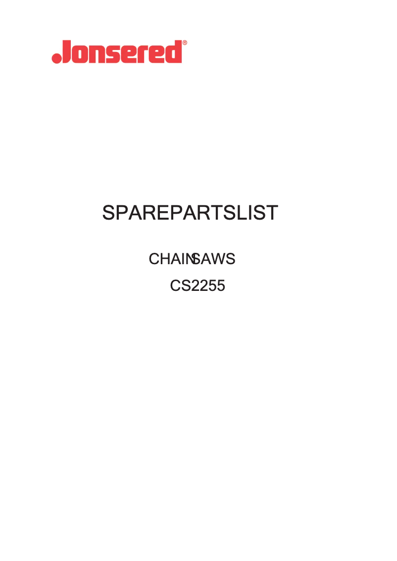 Imagen de la primera página del manual del dispositivo CS 2255