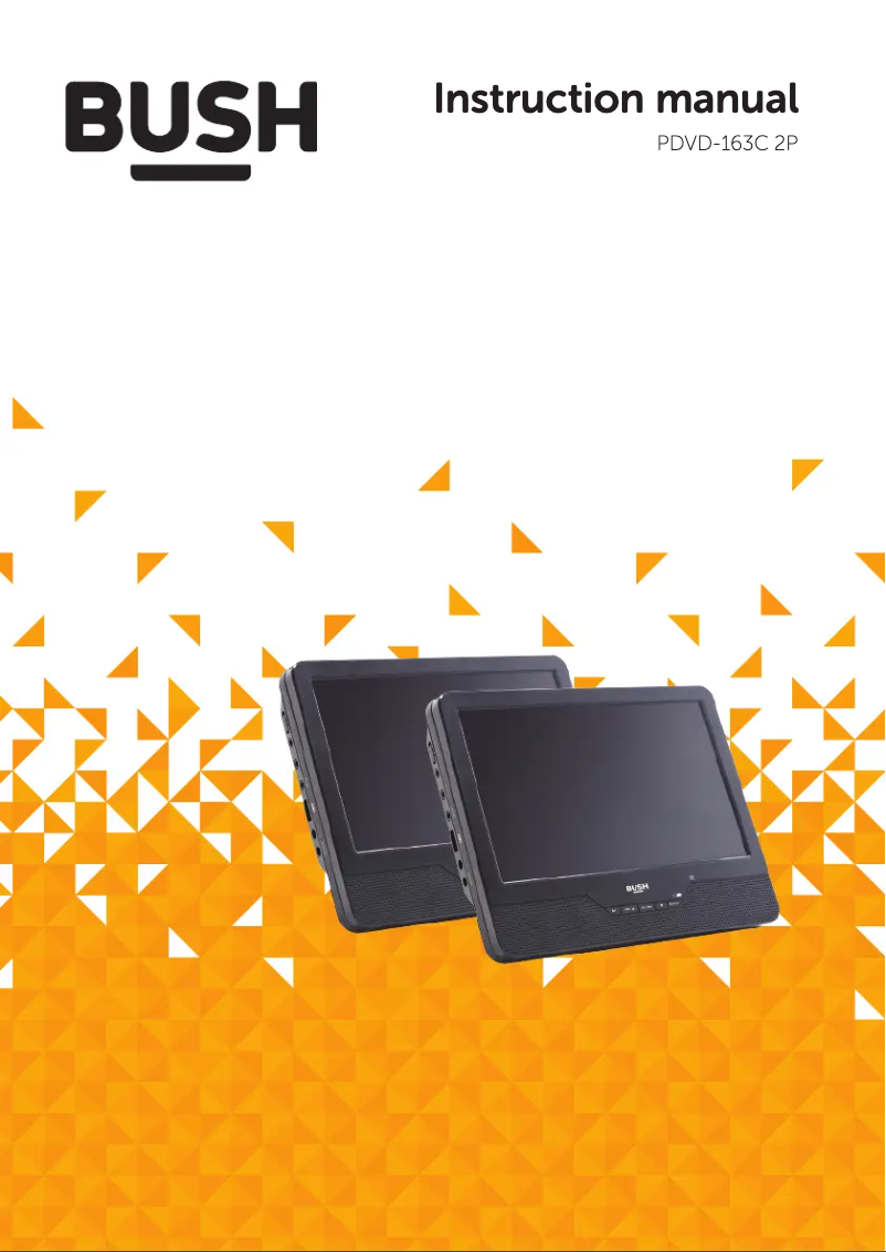 Página 1 del manual Manual de usuario Bush PDVD-163C