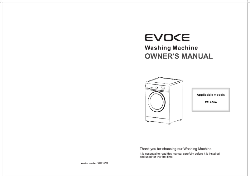 Página 1 del manual Manual de usuario Evoke EFL660W