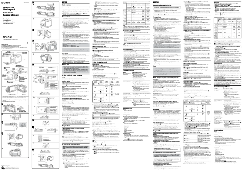 Página 1 del manual Manual de usuario Sony MPK-THH