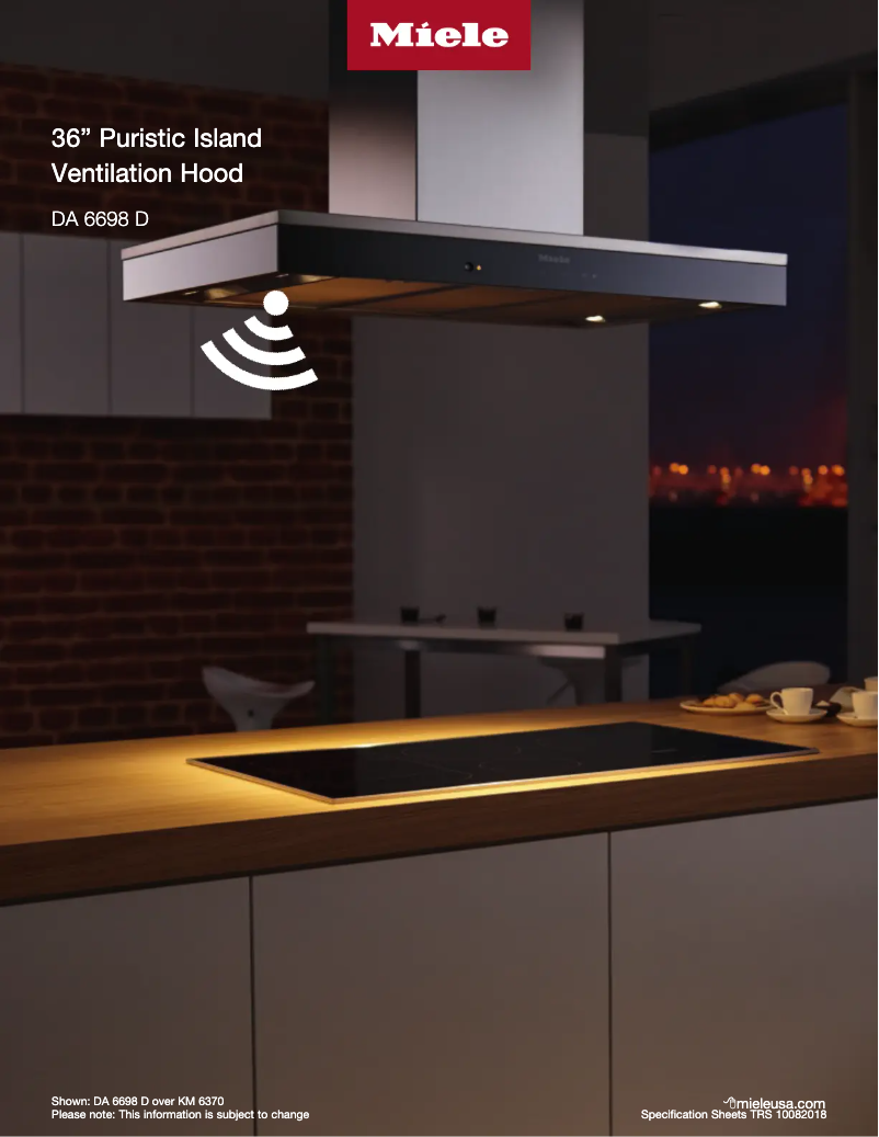 Imagen de la primera página del manual del dispositivo DA 6698 D