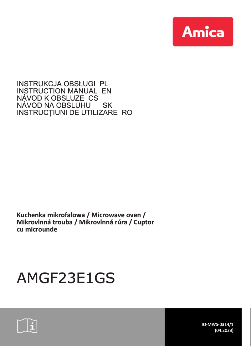 Imagen de la primera página del manual del dispositivo AMGF23E1GS