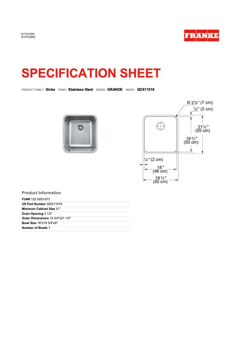 Imagen de la primera página del manual del dispositivo GDX11018