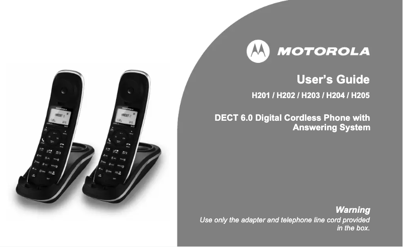 Imagen de la primera página del manual del dispositivo H205