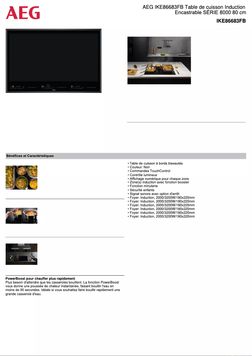 Imagen de la primera página del manual del dispositivo IKE86683FB
