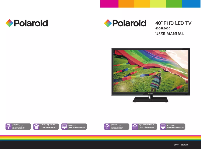 Imagen de la primera página del manual del dispositivo 40GSR3000