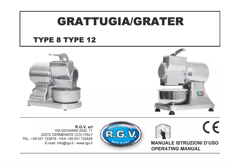 Página 1 del manual Manual de usuario RGV Maxi Vip 8G/S
