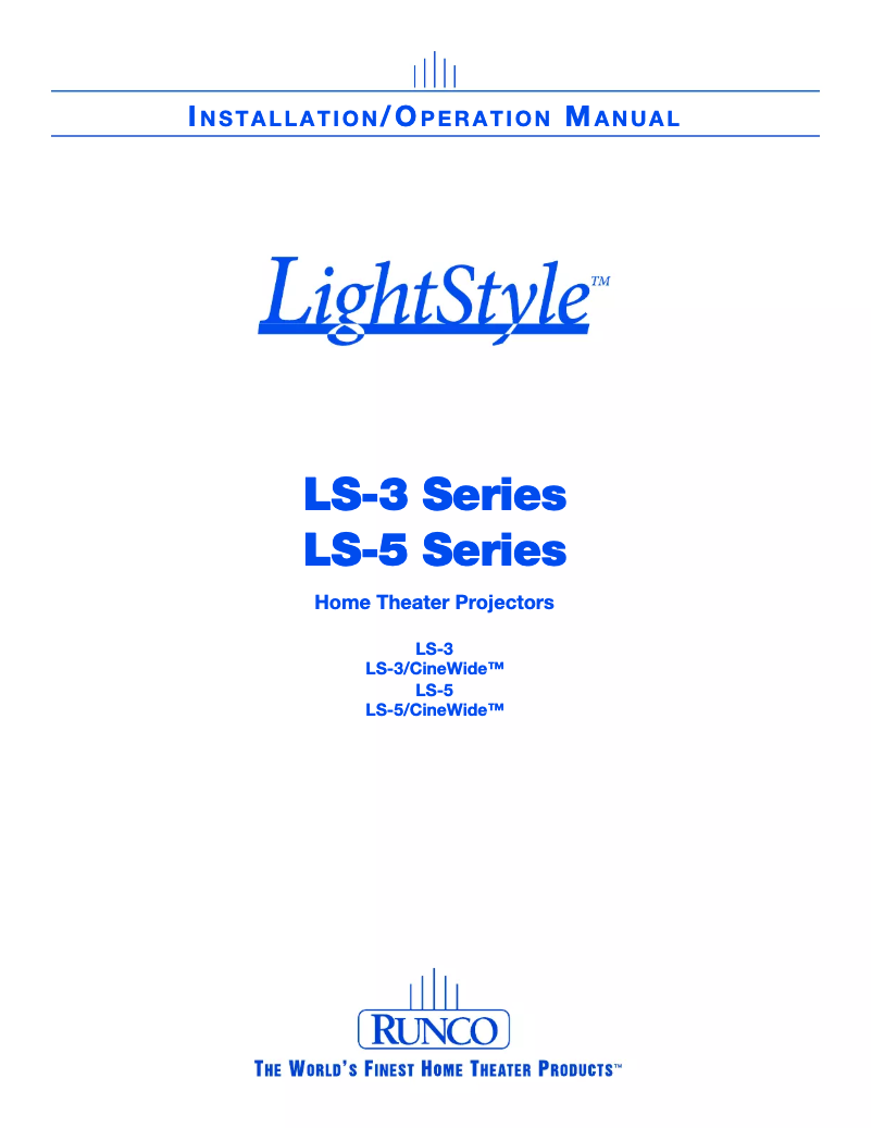 Imagen de la primera página del manual del dispositivo LS-3