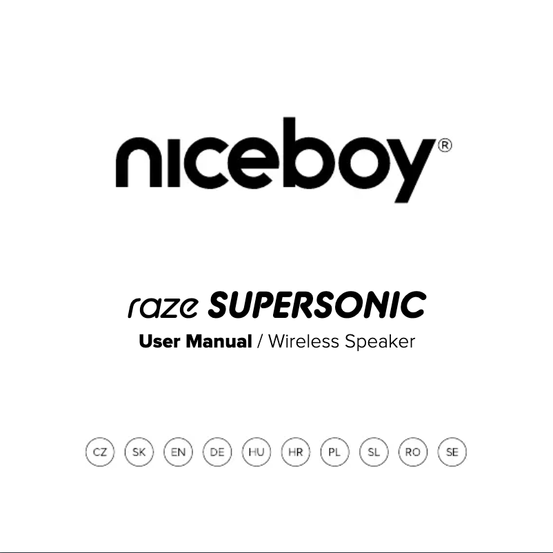 Página 1 del manual Manual de usuario Niceboy RAZE Supersonic