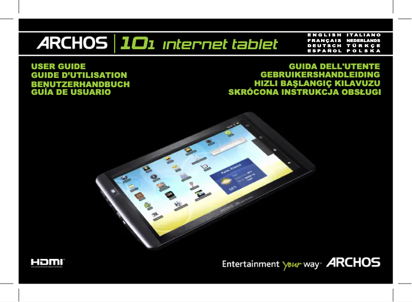 Imagen de la primera página del manual del dispositivo Xenon 101