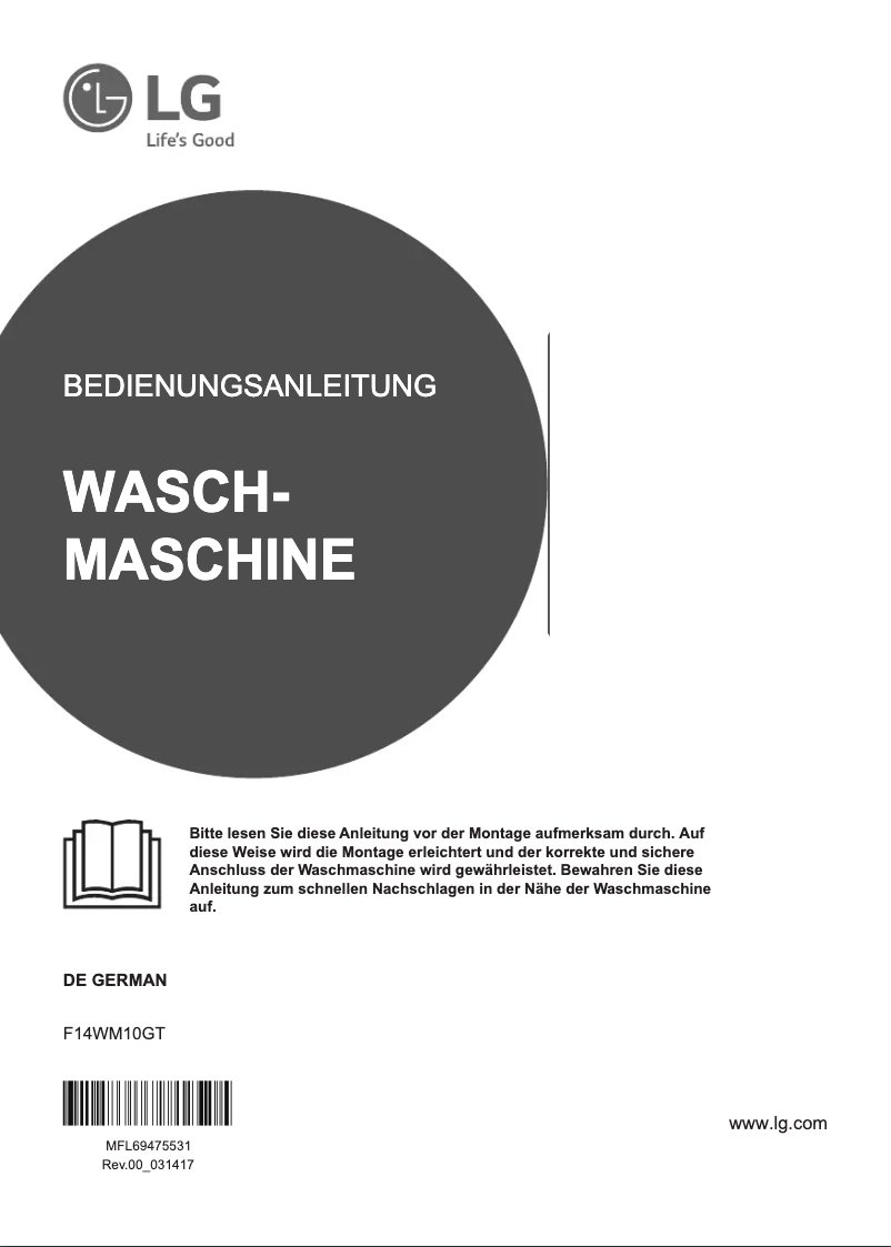 Imagen de la primera página del manual del dispositivo F4WM10TWIN