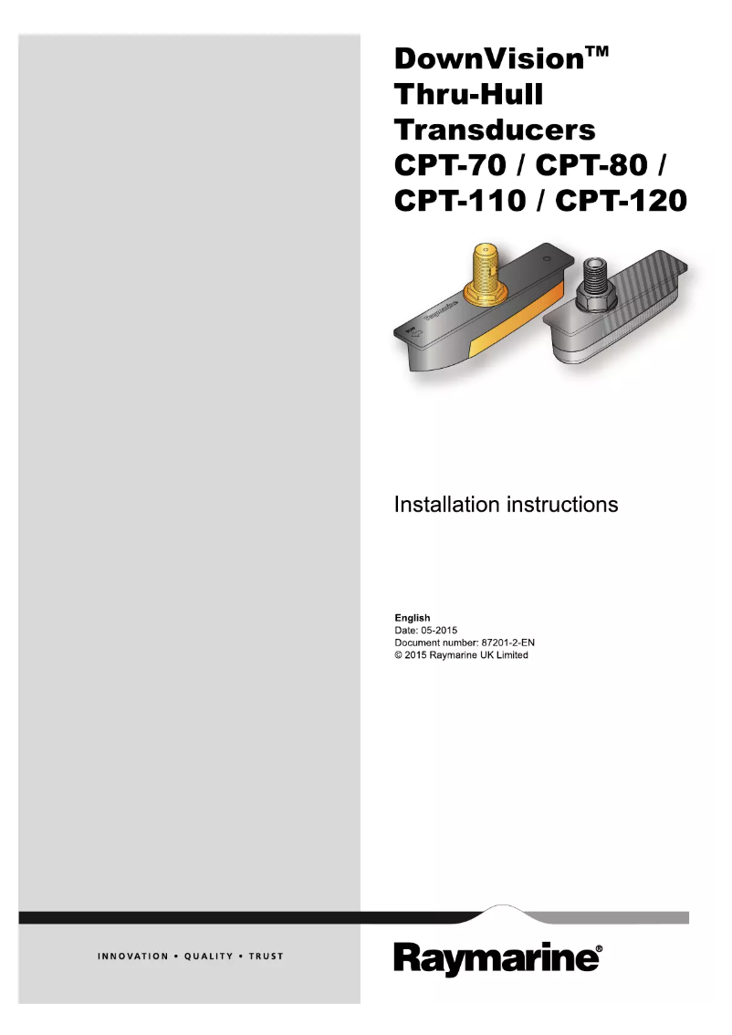 Imagen de la primera página del manual del dispositivo CPT-80