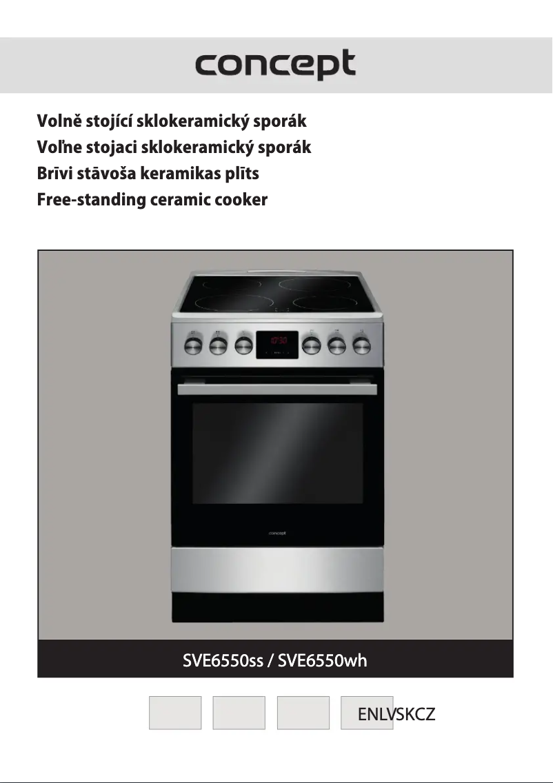 Imagen de la primera página del manual del dispositivo SVE6550SS