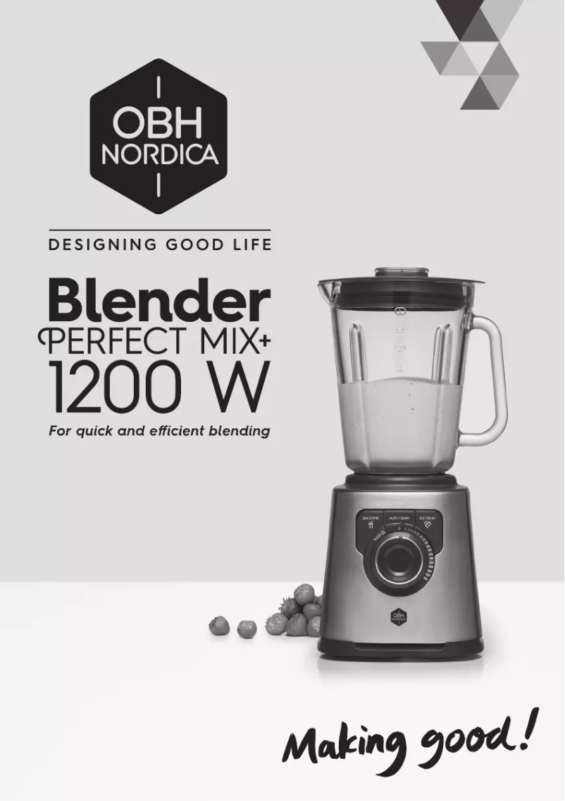 Imagen de la primera página del manual del dispositivo PerfectMix+