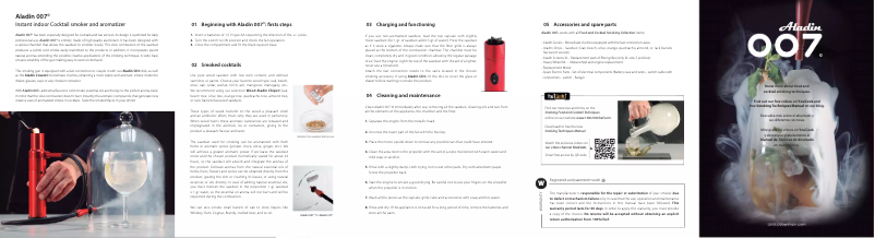 Imagen de la primera página del manual del dispositivo Aladín 007