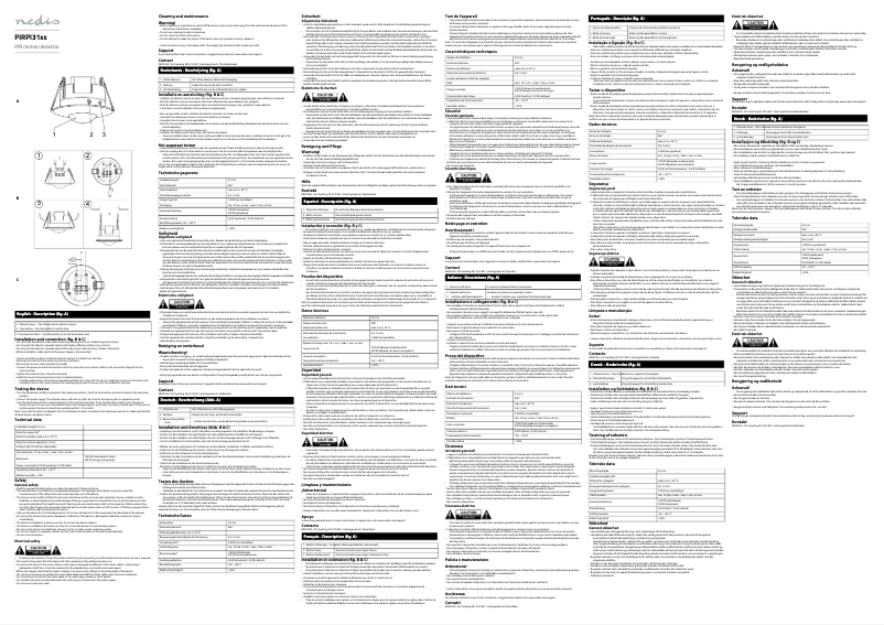 Imagen de la primera página del manual del dispositivo PIRPI31WT