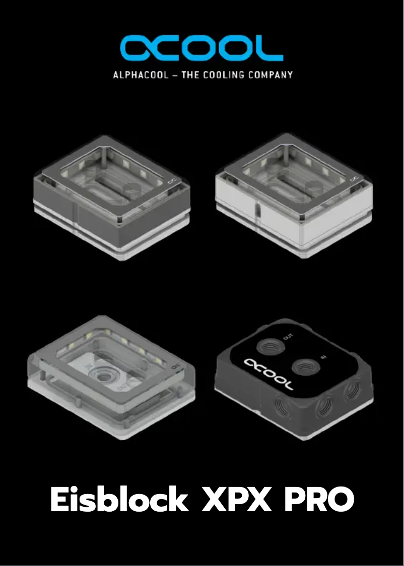 Página nº 1 - Manual de usuario Alphacool XPX Aurora Pro