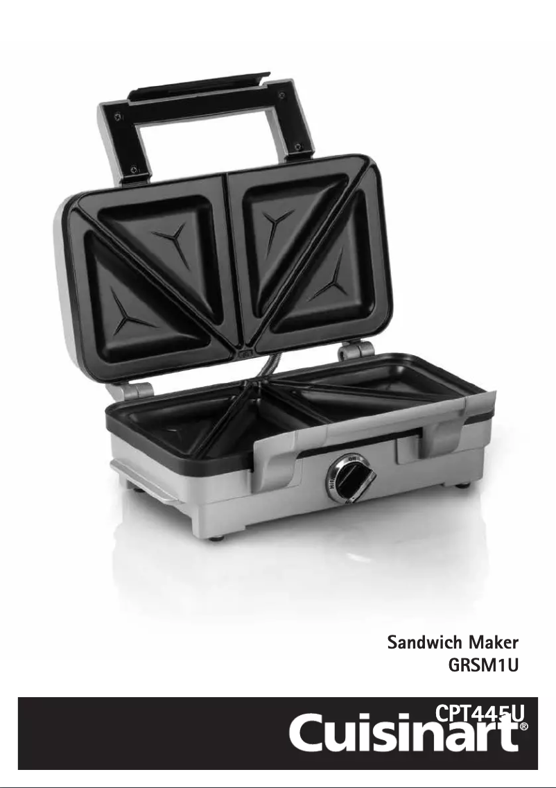 Página 1 del manual Manual de usuario Cuisinart GRSM1U